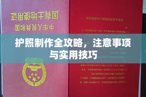 冀州护照制作全攻略，注意事项与实用技巧