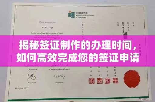 冀州揭秘签证制作的办理时间，如何高效完成您的签证申请
