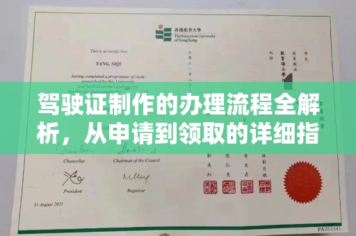 冀州驾驶证制作的办理流程全解析，从申请到领取的详细指南