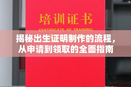 冀州揭秘出生证明制作的流程，从申请到领取的全面指南