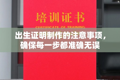 冀州出生证明制作的注意事项，确保每一步都准确无误