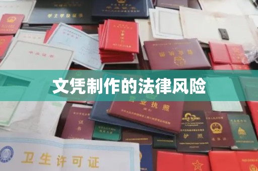 冀州文凭制作的法律风险