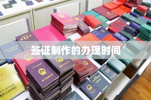 冀州签证制作的办理时间